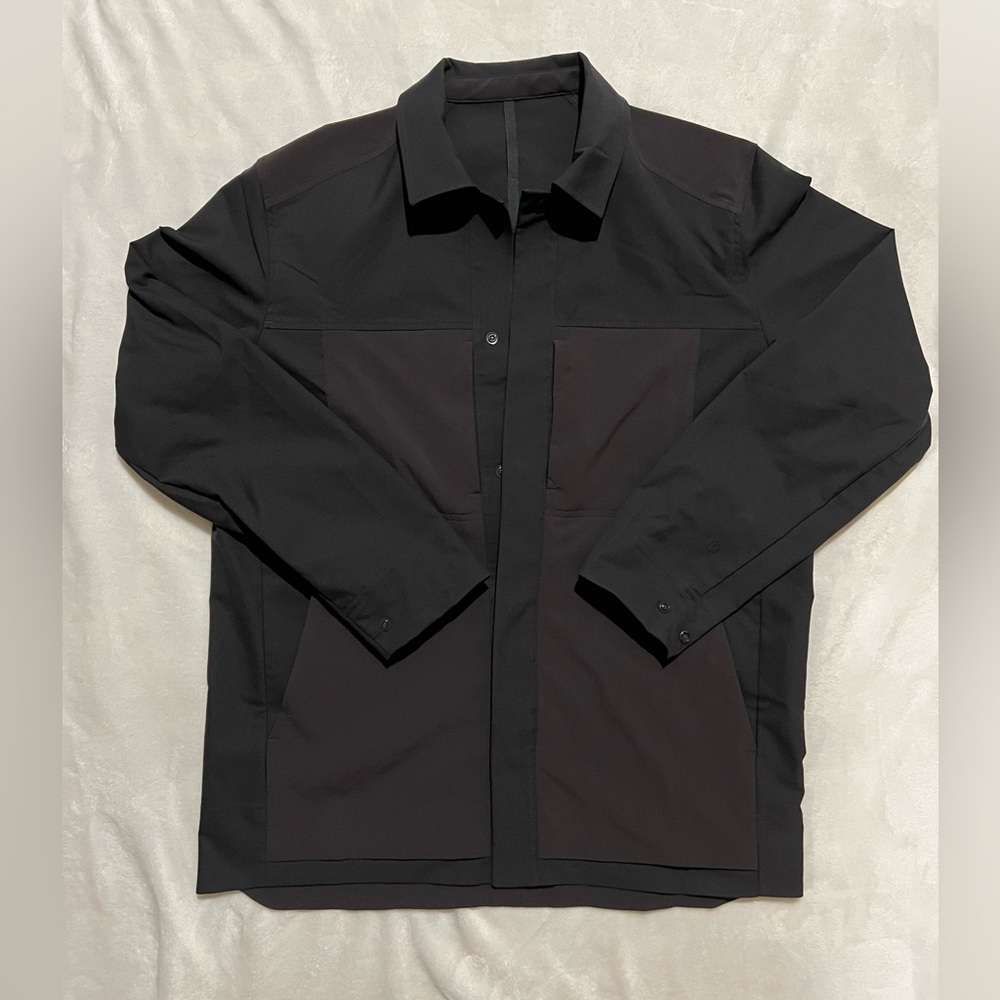 Lululemon Snap Front Utility Shirt Jacket Mens Size L